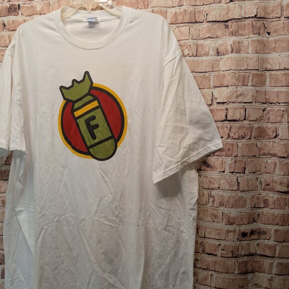 F-Bomb Short Sleeve T-Shirt WHITE  Size 3XL - Picture 2 of 7